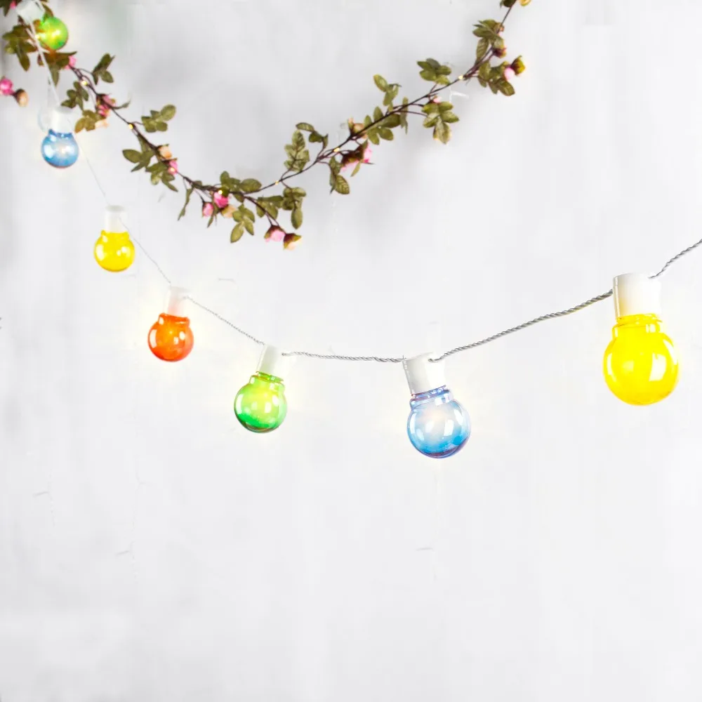 2M 20 LEDs flower leaf garland battery operate Copper LED fairy string lights for christmas wedding decoration party event 2M 20 LEDs flower leaf garland battery operate Copper LED fairy string lights for christmas wedding decoration party event