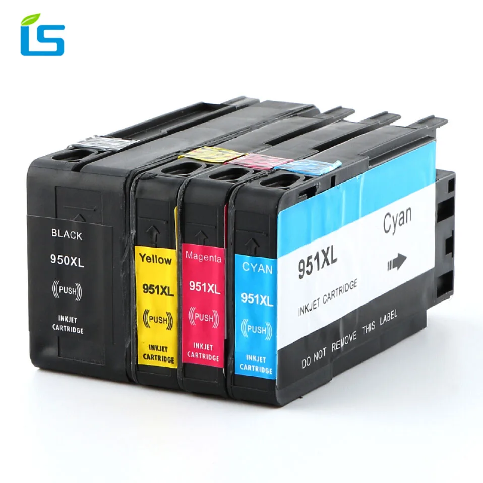 4 шт./компл. 950XL 951XL совместимый картридж Замена для HP 950 951 XL Officejet Pro 251dw 276dw 8100e 8600