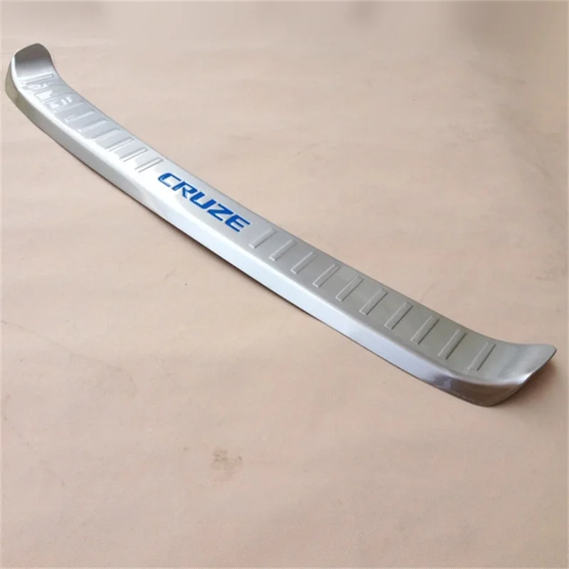 

For Chevrolet Cruze 2015 Stainless Steel Rear Bumper trunk scuff plate protector door stickers covers Accessory Auto Part