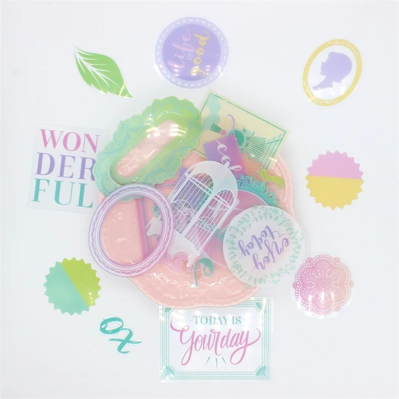 KSCRAFT 27pc Life Is Good Vellum высечки для скрапбукинга Счастливого планнера создания карт