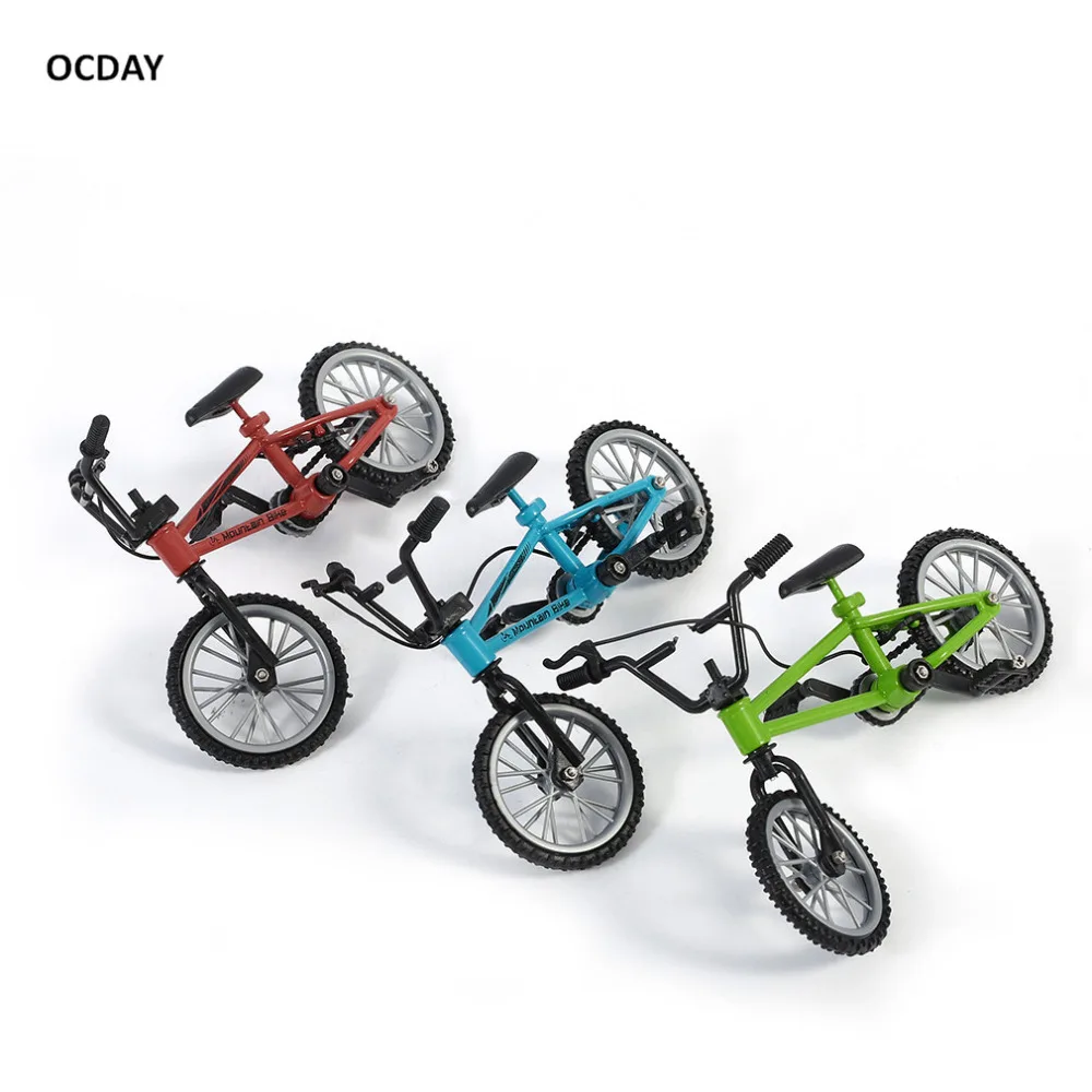 Горячее предложение! Распродажа! OCDAY моделирование сплав палец bmx велосипед дети красный палец доска игрушечные велосипеды с тормозным канатом новинка подарок мини размер