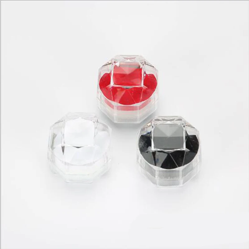 3.8x3.8x3.8cm Jewelry Box for Earrings Ring Packages Small Gift Boxes transport plastic case jewelry display 20pcs/lot Wholesale | Украшения