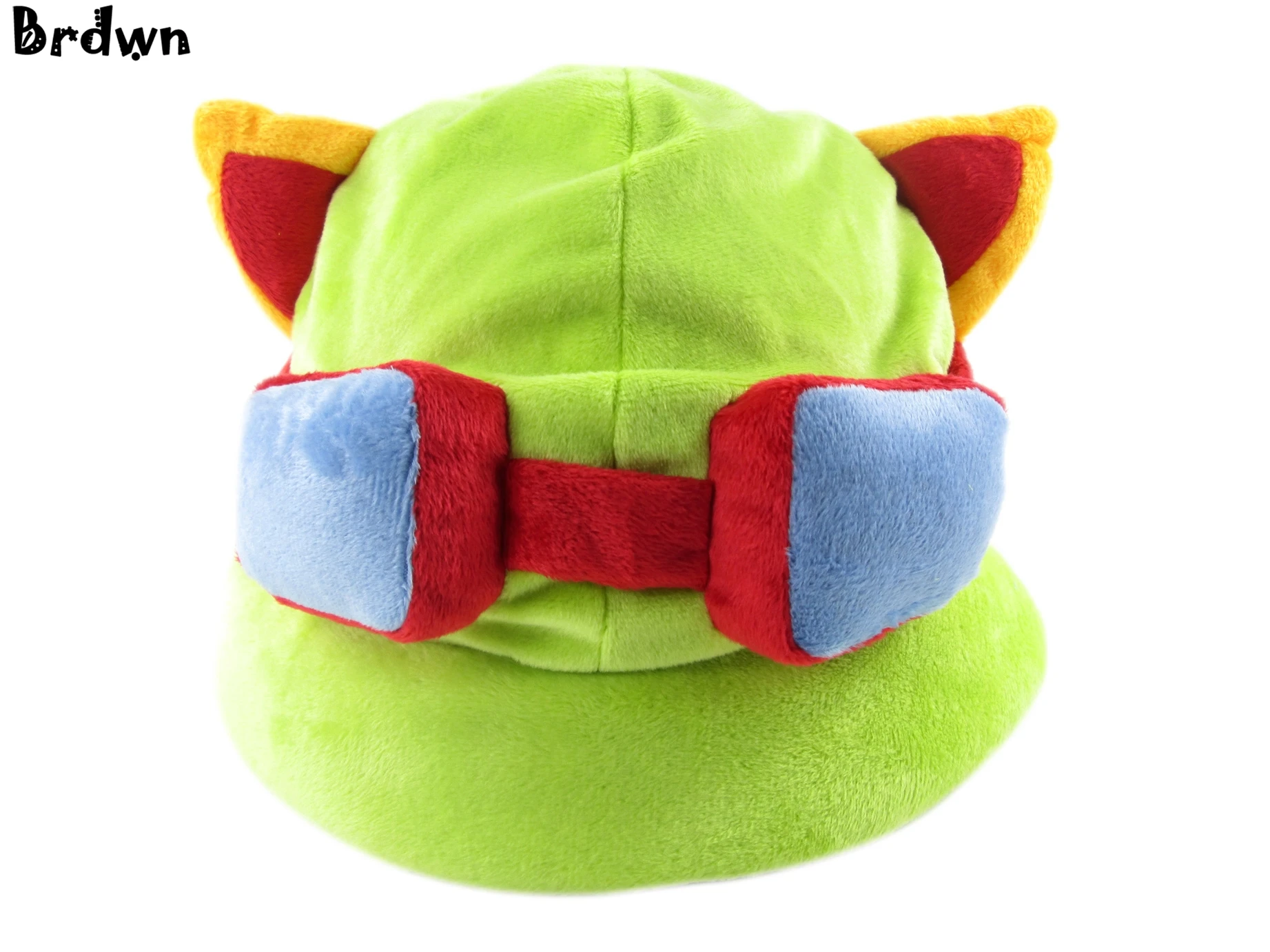 Brdwn Быстрый разведчик Teemo зеленый Косплей крикет-Кепка Солнцезащитная шляпа