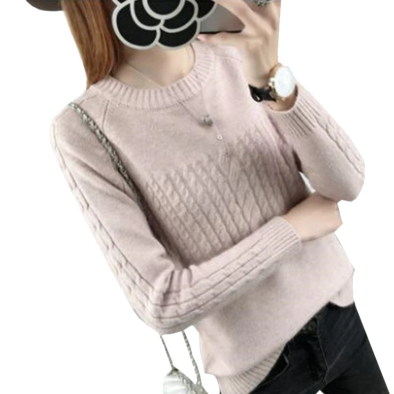 

Knitted Sweater Women 2017 Autumn Winter Women Sweaters And Pullovers Female Crochet Jumper Pull Femme Black White ZY4043