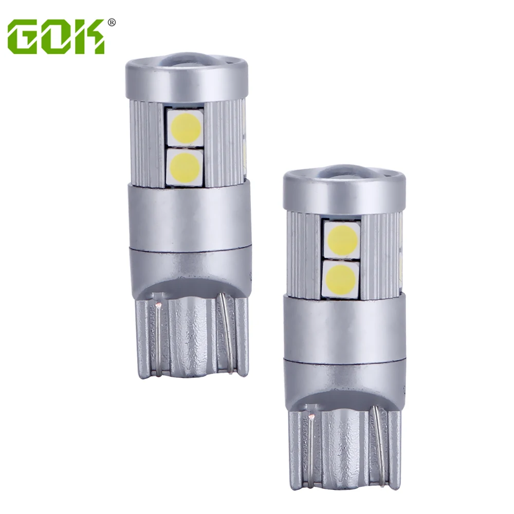 2 X T10 W5W 9 SMD 3030 LED 9w t10 габарисветильник огни габаритные 168 светодиосветодиодный CANBUS