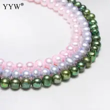 Di Patate coltivate D'acqua Dolce Branelli Della Perla 5-6mm Ca 0.8 millimetri Venduto Per 15.4 Inch Strand