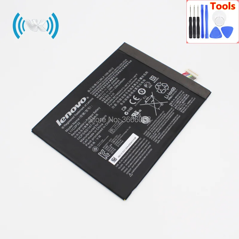 Новый Сменный аккумулятор VK 6340 мАч/23 Вт/ч 3 8 в L11C2P32 для Lenovo IdeaTab S6000 Idea Tab S600H B6000 F
