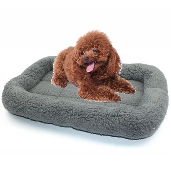 

Venxuis Plush Soft Dog Bed Cushion Winter Warm Gray Dog Mat Resistance Slip Dog Cat Useful Pet Mat Support Drop Shipping