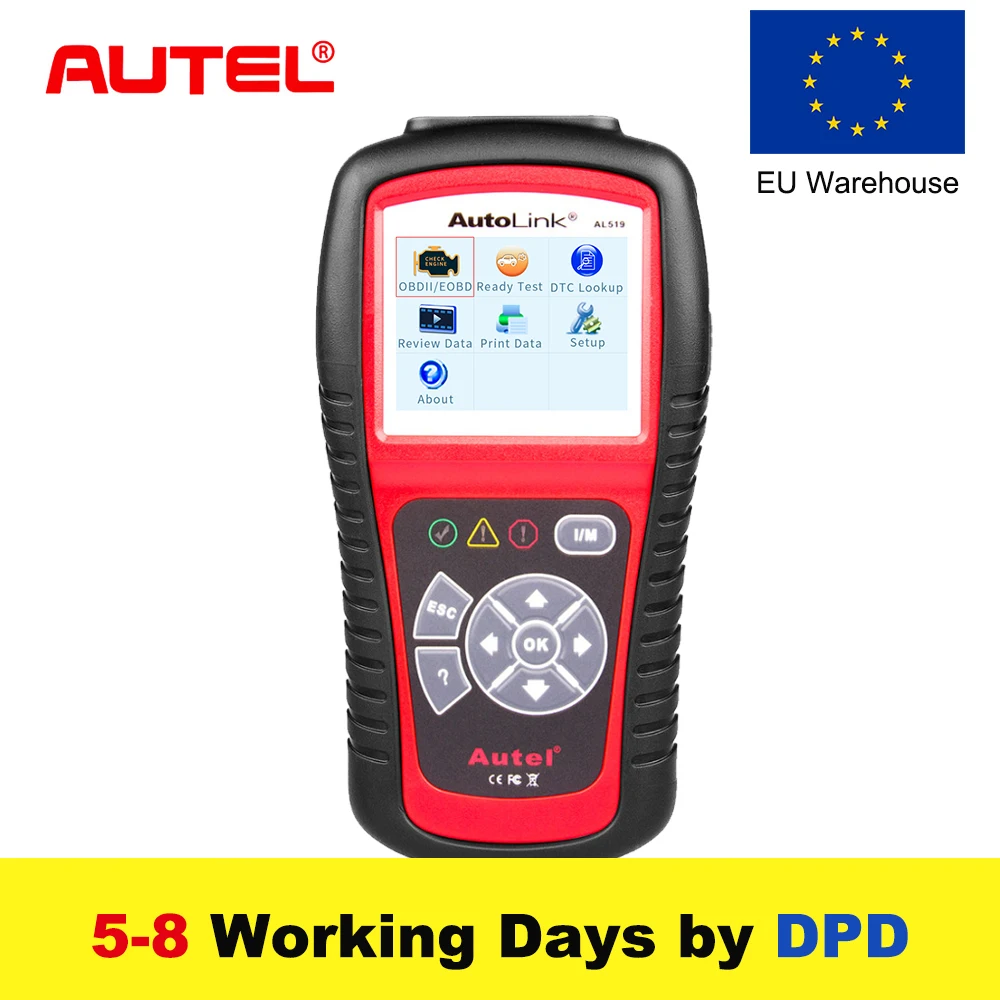 Autel AutoLink AL519 OBD2 Scanner Car DTC Reader Scan AL-519 OBDII Auto Diagnostic-Tool Code Reader OBD 2 II Scanner PK MS509 цена Autel AutoLink AL519 OBD2 Scanner Car DTC Reader Scan AL-519 OBDII Auto Diagnostic-Tool Code Reader OBD 2 II Scanner PK MS509 цены онлайн