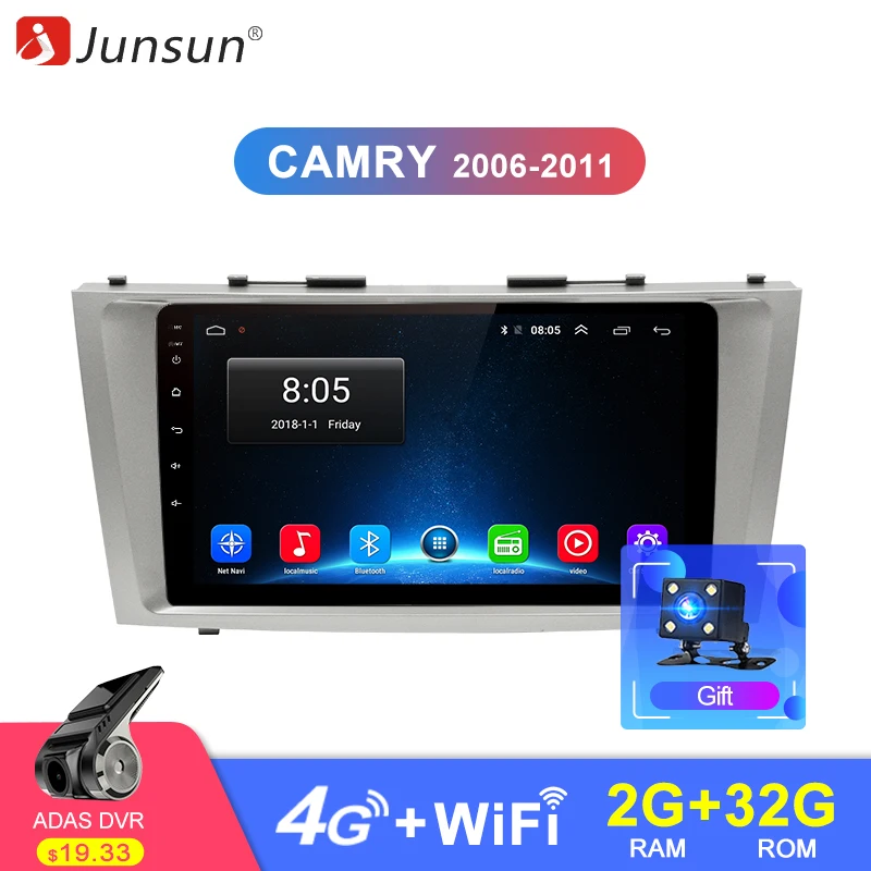Junsun V1 Android 9.0 2G+32G DSP Car Radio Multimedia Video Player Navigation GPS 2 din For Toyota Camry 40 50 2007 2008 no dvd
Junsun V1 Android 9.0 2G+32G DSP Car Radio Multimedia Video Player Navigation GPS 2 din For Toyota Camry 40 50 2007 2008 no dvd
