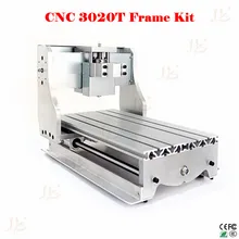 No tax to russia! 3020T mini CNC router frame cnc milling machine frame kit cnc lathe for woodworking