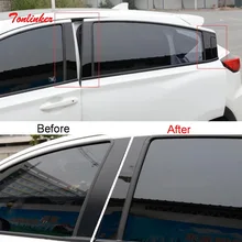 Tonlinker наружный чехол-накладка на окно автомобиля, наклейки для Honda Vezel-19, автомобильный Стайлинг, 8 шт., АБС-пластик, наклейки на крышку
