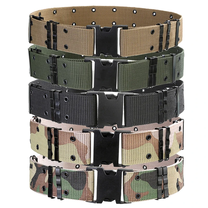 Men's Tactical Belts Outdoor Straps Military Equipment Army Outer