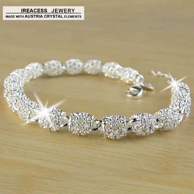 Ireacess New Fashion Charm Bracelets For Women Luxury S 925 Ireacess New Fashion Charm Bracelets For Women Luxury S 925 Sterling Silver Wedding Bangles