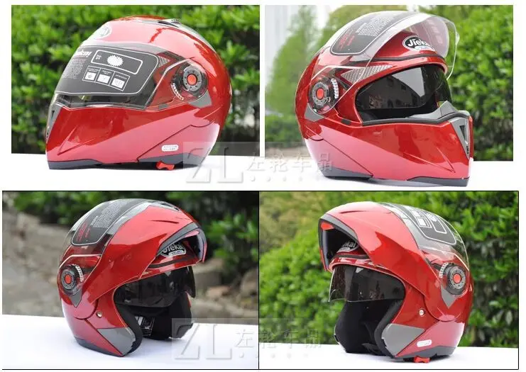Безопасные откидные мотоциклетные шлемы с внутренним солнцезащитным козырьком JIEKAI105 все доступные шлемы для мотокросса cascos