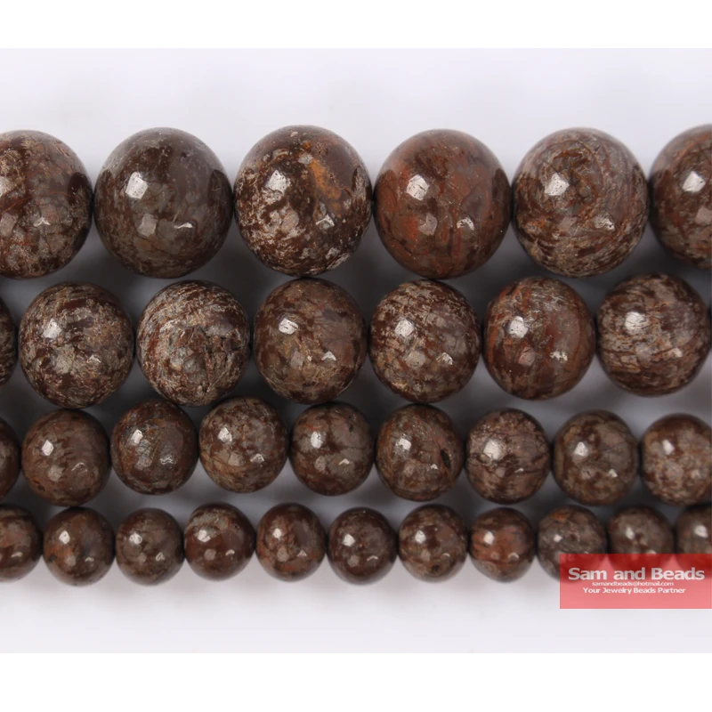 

Wholesale Natural Stone Coffee Snowflake Jaspers Beads For Necklace Bracelet Making Strand 16" CSJ9