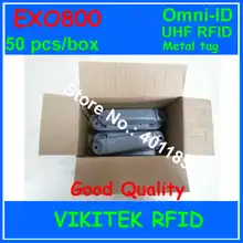 Omni-ID Exo 800 UHF rfid металлическая бирка 915 м EPC c1g2 ISO18000-6C 50 шт. в коробке Exo800 производство tote отслеживание логистика почтовый