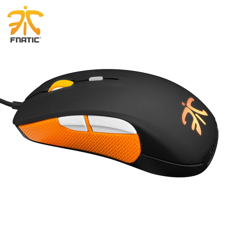 

Original Steelseries mouse Rival Fnatic Edition 6500 DPI Gaming mouse USB professional Optical Gaming Mice