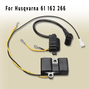 

2pcs/set Ignition Coil for Husqvarna 61 162 266 Jonsered 630 670 Chainsaw Old Type Ignition Coil Replacement Parts