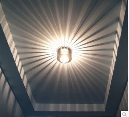 Светодиодный Европейский потолочное освещение в коридоре 3 W styleEven light защита глаз Конференц-зал/Офисы/гостиницы/домашний декор