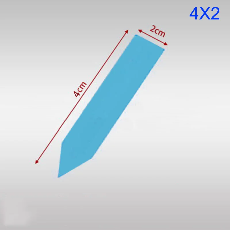 100 шт маркер для растений садовые этикетки пластиковые бирки саженцы травы 5 цветов