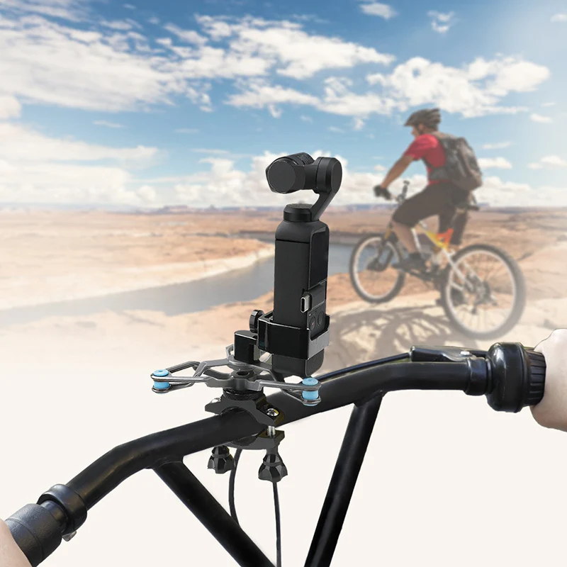 Bicycle Shock absorption damper Bracket For dji osmo Pocket Handheld gimbal camera mount Accessories 1 (10)