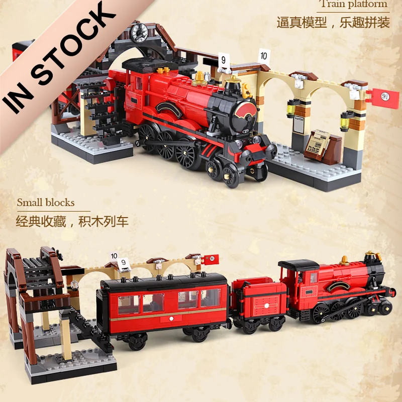 

16055 Harri Movie Potter The Express Train 897Pcs Model Building Blocks Compatible with 75955 Toys