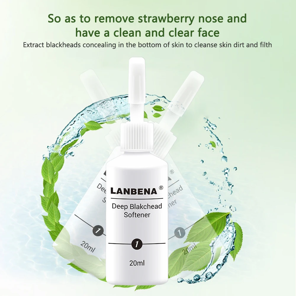 Распродажа средство для смягчения черных точек Lanbena удаления в нос лечение акне