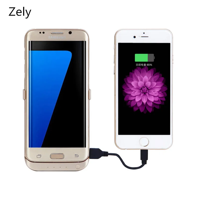bilder für Zely 6600 mah wiederaufladbare backup externes ladegerät fall für samsung galaxy s7 edge ladegerät power bank abdeckung power case bilder für Zely 6600 mah wiederaufladbare backup externes ladegerät fall für samsung galaxy s7 edge ladegerät power bank abdeckung power case