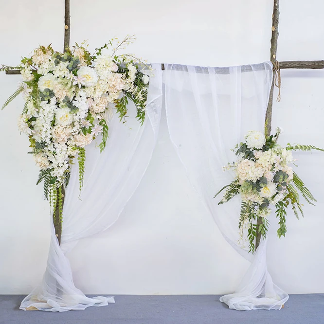JAROWN Artificial Flower Row Flower Wall Wedding DIY Decor Arch Floral Stage Background Layout Decorative Flowers Props Flores (3)_