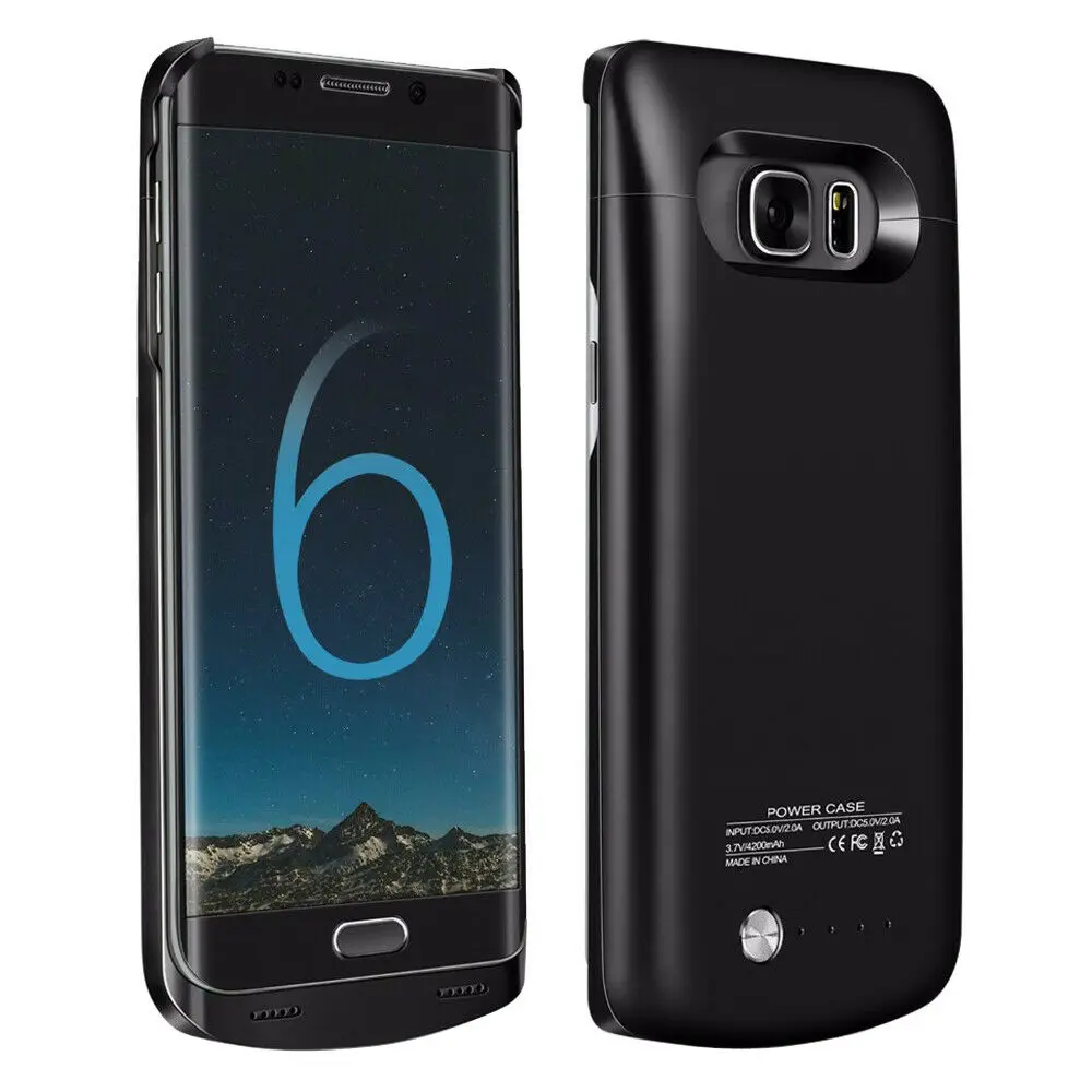 Чехол для samsung Galaxy S6 power 4200mAh портативное Внешнее зарядное устройство чехол для Galaxy S6 зарядное устройство