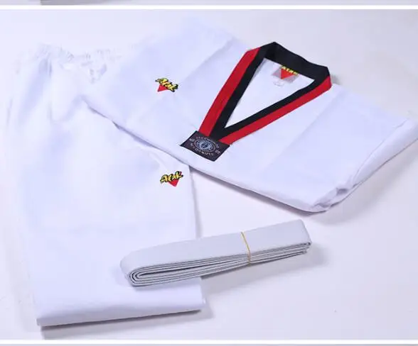 

Hot Sale Kimono Karate White Coach service Children Taekwondo clothes Kung fu outfit