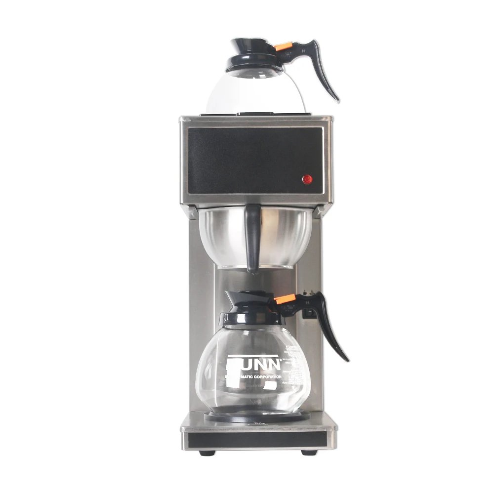Автоматическая кофемашина, Кофеварка, коммерческая электрическая дистилляционная кофеварка, эспрессо, кофе с 2 шт 1.8л графин