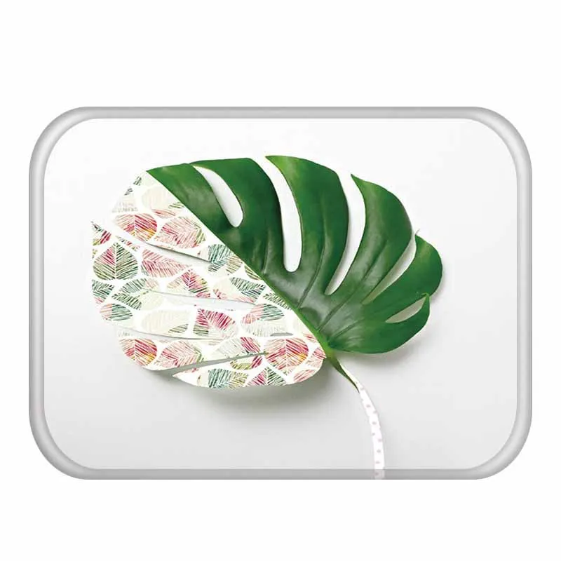 Beautiful Tropical Leaves Floral Decoration Long Floor Mat Carpets for  Bedroom Room Kitchen Bathroom Carpet Bedside Rugs