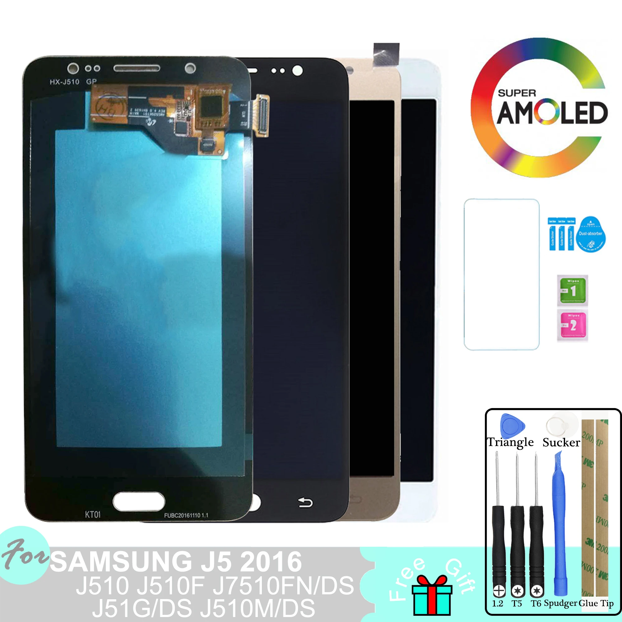 SM-j510FN/F/M/H/DS рамка lcd для Samsung Galaxy J5 j510 J510FN J510F J510M J510H дисплей кодирующий преобразователь сенсорного экрана в сборе