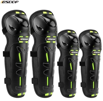 

BSDDP 4PCS Motorcycle Scooter Kneepad Elbow pads Accessory Skate Skiing Silder Protective Gear Protector Sports Guards Safety