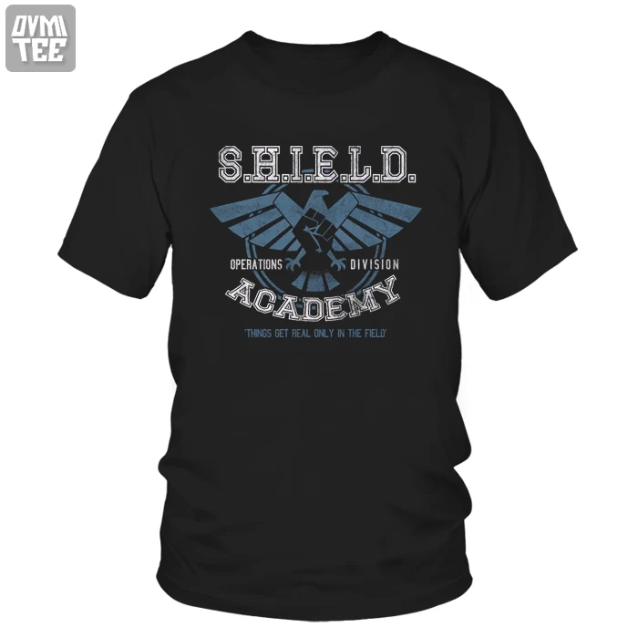 

Agents of SHIELD coulson SHIELD ACCADEMY short sleeve t shirts male female men top casual cool streetwear