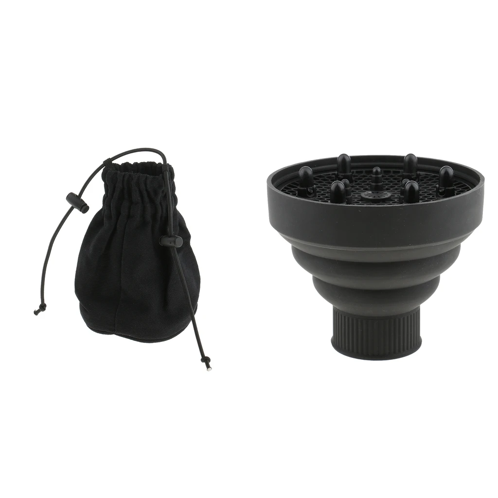 2pcs Universal Hair Dryer Blower Diffuser with Hair Dryer Attachment Cover Sock
