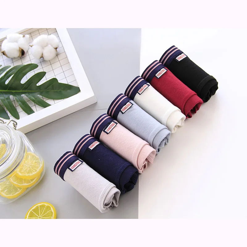 

2019 new Promotion teenager students Underwear Free Shipping 6pc/lot Cotton Candy Briefs young Girls sport Panties Wholesale