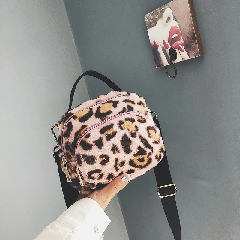 Cloth Shake Leopard Print Tote Bag For Teenagers Girls Fashion Mini Women Shoulder Bag Brand Female Small Simple Crossbody Bag