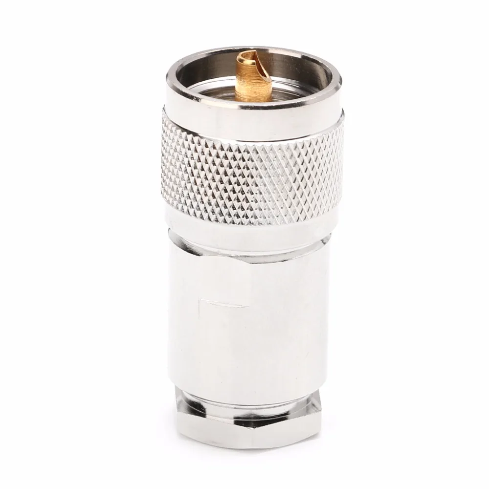 RF коаксиальный адаптер UHF штекер PL259 зажим RG8 RG165 RG213 LMR400 разъем 1AA300350|Соединители| |