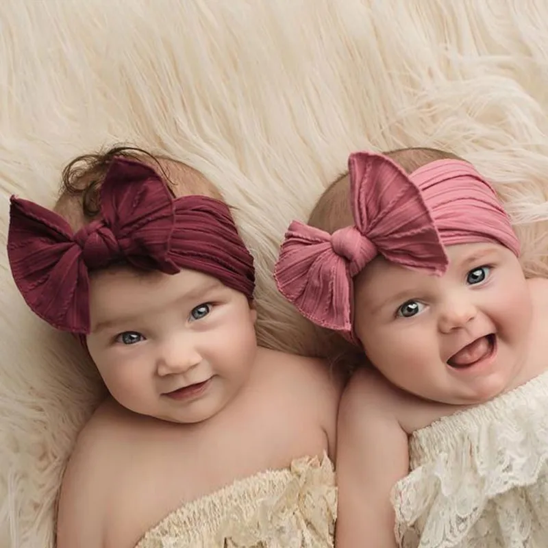 

Multi-color 0-3T Solid Baby Cute Girls Super cute style Bow-knot Design Headband Headwear Apparel Photography Prop Party Gift