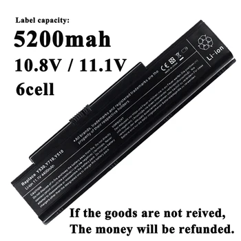 

6cells Laptop Battery For Lenovo IdeaPad Y510 Y530 Y510 7758 Y500 7761 Y530a Y510a Y730 4053 Y710 4054 5J7706 FRU 121TSOAOA