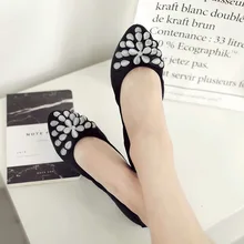 New EUR 34-42 Women Flat Sweet girls' Flat Slip-on Dress Shoes Soft for New Mummy can be rolled 3 colors