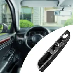 Углеродное волокно мастер окно пульт управления с помощью переключателя отделка Переключатели Реле для Golf MK5 2005-2012 автомобильные