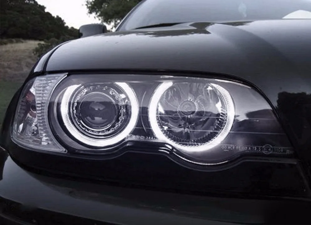ANGRONG без ошибок H8 40 Вт Светодиодный светильник маркер для глаз ангела BMW E60 E63 E90 E92 M3