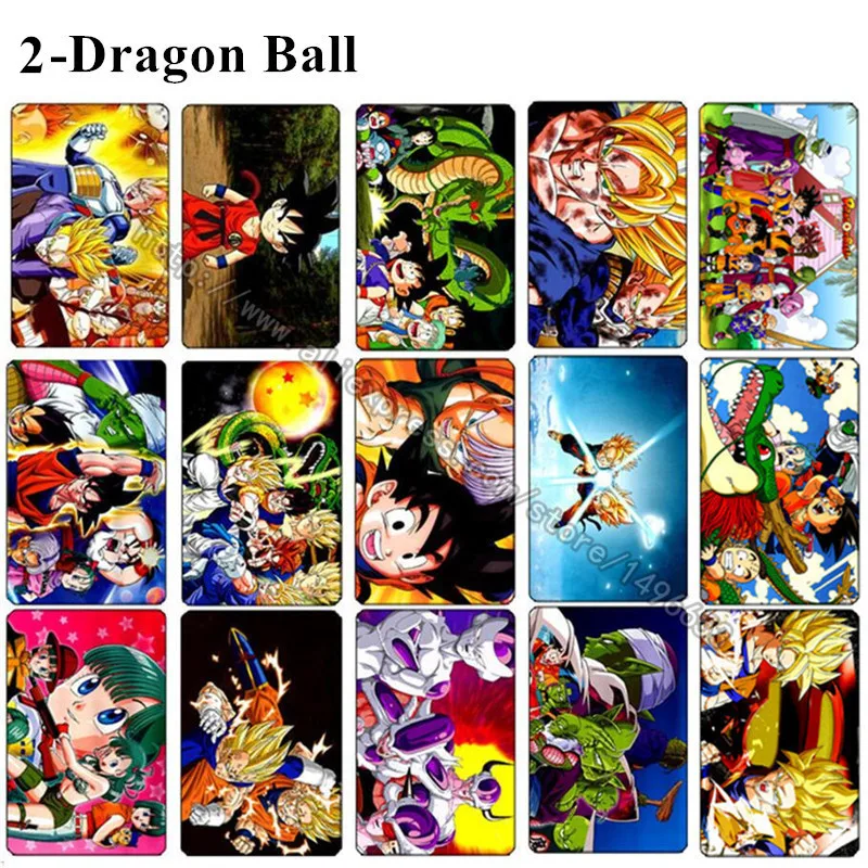 30 шт./партия, наклейки Dragon Ball Z, игрушки из японского аниме, кредитные наклейки DIY Bank Bus Card, Goku, классические Мультяшные наклейки, детские подарки