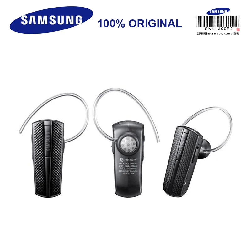 Bluetooth наушники SAMSUNG HM1200 с микрофоном черные беспроводные вкладыши деловая
