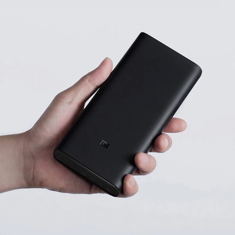Xiao mi оригинальный внешний аккумулятор 20000 мА/ч быстрая зарядка двойной USB Bank3 для