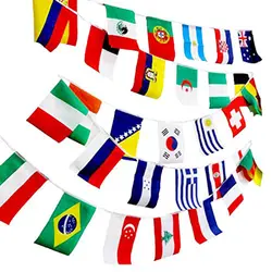 Строка флаг матч группы 32 команды стран футбол украшения баннеры для ресторанов Спорт бары ночь игр